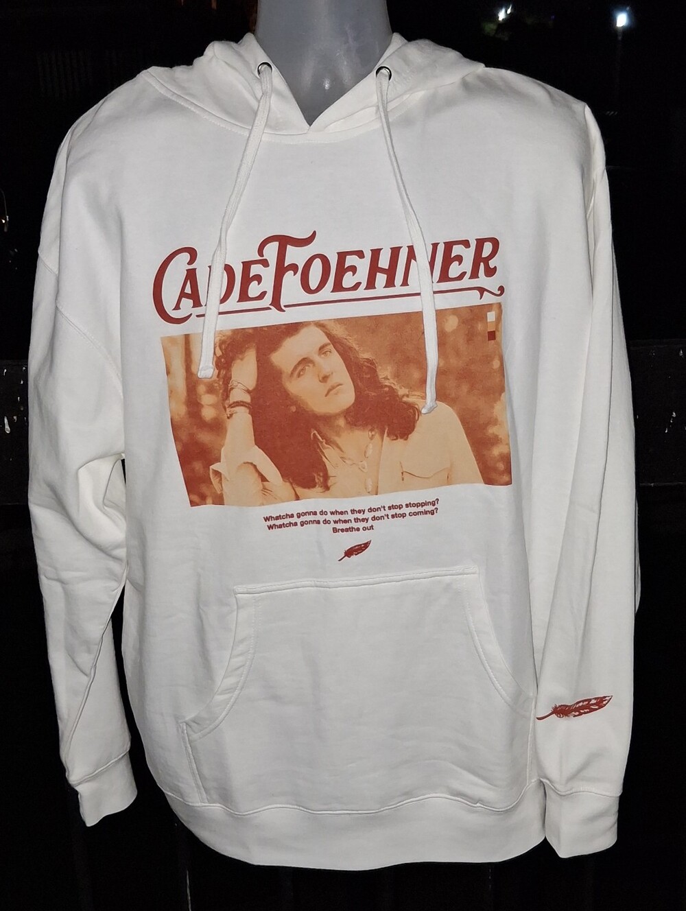 NWOT CADE FOEHNER American Idol Singer Hoodie Size XL